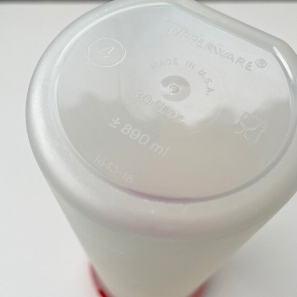 Tupperware 9” Round 4 Modular Mates 1643 + Red Seal Lids 1607 Lot 30oz Container - Picture 5 of 11